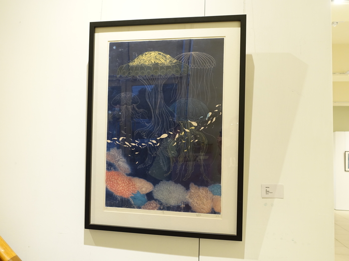 「如果，海說話版畫展」展出作品