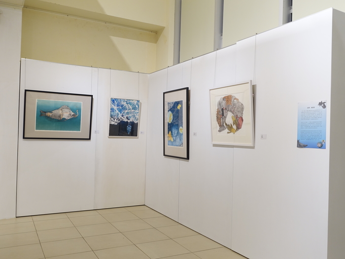 「如果，海說話版畫展」展出作品