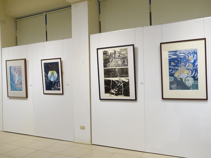「如果，海說話版畫展」展出作品
