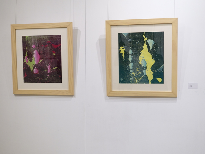 「如果，海說話版畫展」展出作品